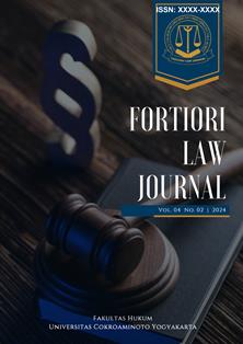 					View Vol. 4 No. 2 (2024): Fortiori Law Journal
				